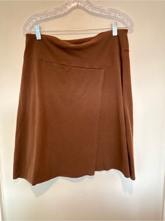 Patagonia Dresses & Skirts - Patagonia Brown A-Line Wrap-Style Skirt